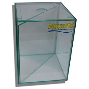 Glass Aquarium   9 Tall With Lid & Divider.