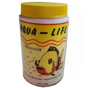 Aqua Life Microvit Pellets. 125gm