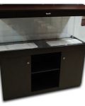 Aquafx 4ft Cabinet & Hood Black 24x12
