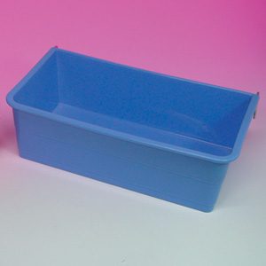 Large Rectangular Cup W/metal Hooks 23.5 X 13 X 7.5cm