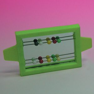 Clip On Mirror W/beads