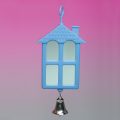 2 Sided House Shape Mirror W/bell