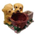 Resin Ornament Dogs Over The Well