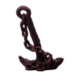 Resin Ornament Anchor Medium