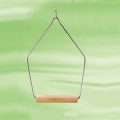 Wooden Swing Perch Triangle 4"x8"h