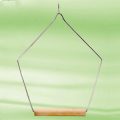 Wooden Swing Perch Triangle 5"x10"h