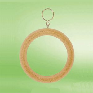 Wooden Bird Ring Swing 4.25" Dia.