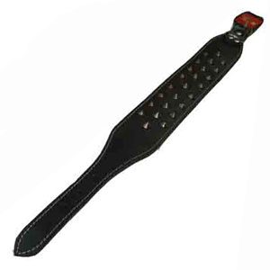 Leather Studded Collar  50mm X 50cm