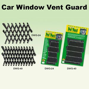 24" Car Window Vent Guard (plastic)