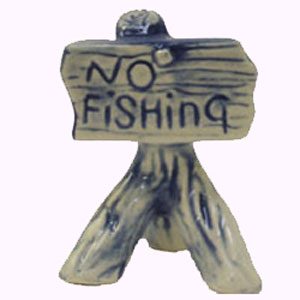 No Fishing Sign Small