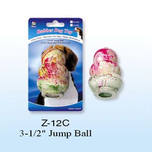 Rubber Tumbler Ball 3.5"h