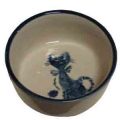 Ceramic Cat Dish Patterned 110mm