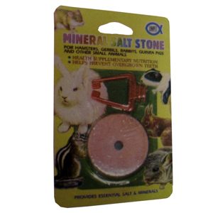 Mineral Salt Lick Stone with clip