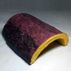 Hide Cave - Half Log - Small 12cm X 12cm X 5.5cmH