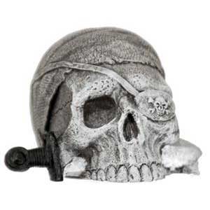 Ornament - Sunken Pirate Skull (Mini)